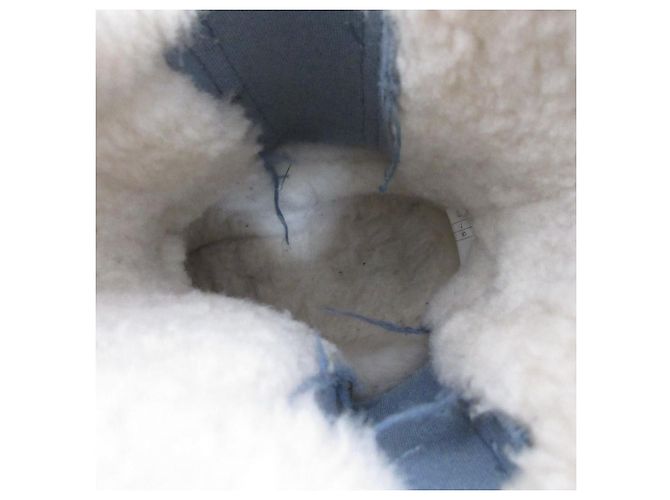 Autre Marque Bottines courtes en peau de mouton Greenhill d'EMU Australia Bleu Bleu clair - vue 7