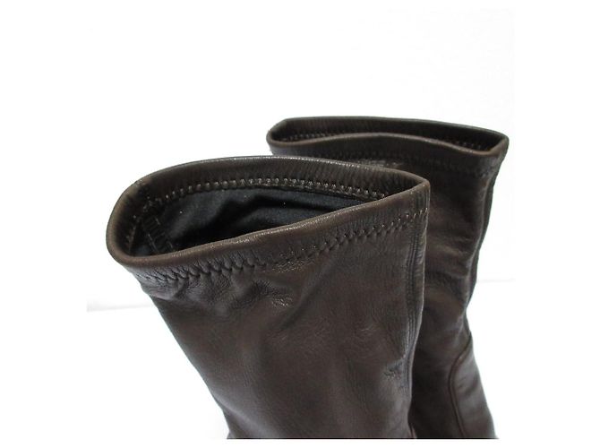 Autre Marque NEBULONI E. Soft Leather Boots Braun Bronze - Ansicht 8