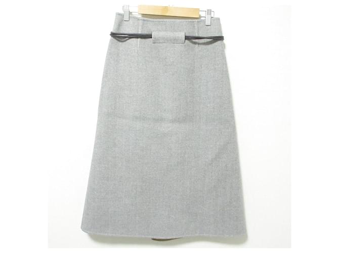 Autre Marque Falda Maxi Double Face de espiga ebure Castaño - vista 2
