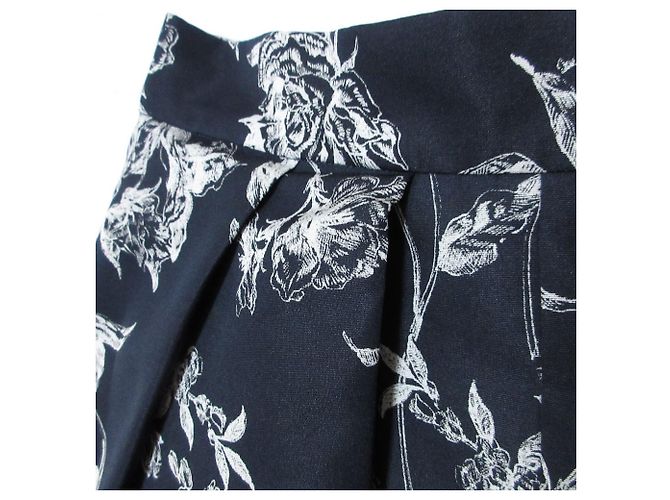 Autre Marque Falda larga acampanada con estampado FRAY I.D Azul Azul marino - vista 3