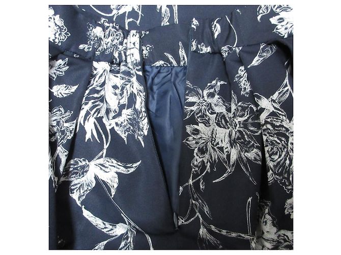 Autre Marque Falda larga acampanada con estampado FRAY I.D Azul Azul marino - vista 4