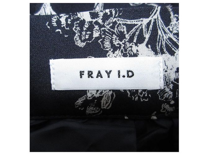 Autre Marque Falda larga acampanada con estampado FRAY I.D Azul Azul marino - vista 5