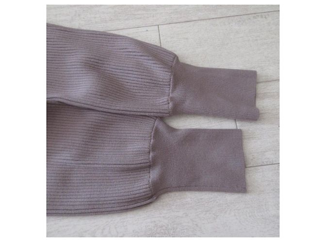 Autre Marque Robe longue en maille avec empiècement emmi atelier Marron - vue 5