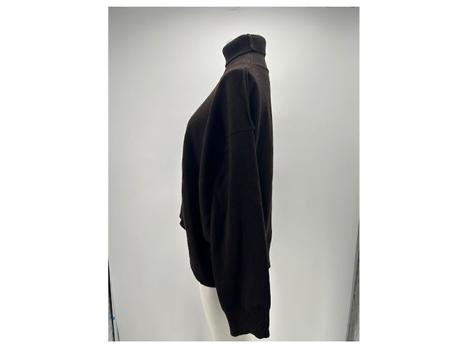 Autre Marque Pulôver de lã e cashmere marrom - vista 4