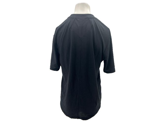 Autre Marque Camiseta deportiva negra con logo Negro - vista 2