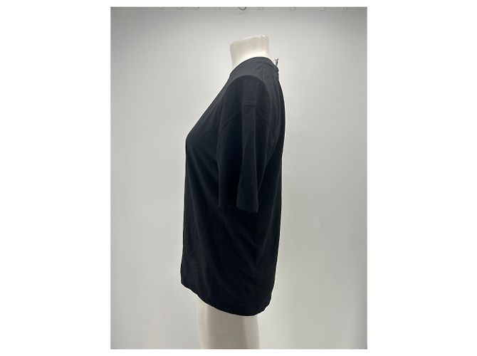 Autre Marque Camiseta deportiva negra con logo Negro - vista 3