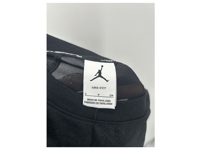 Autre Marque Camiseta deportiva negra con logo Negro - vista 5