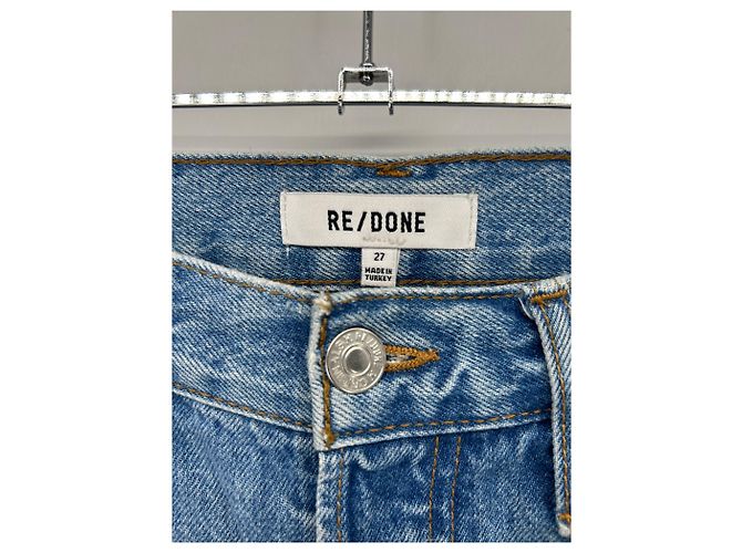 Jeans Re/Done in cotone blu taglia 27 - vista 3