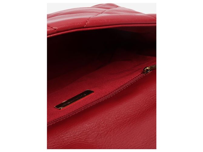 Chanel Borsa a tracolla trapuntata in agnello rosso 2022 19 - vista 6