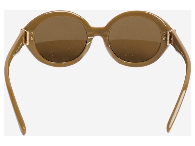 Tory Burch Gafas de sol ovaladas Eleanor verde oliva - vista 3