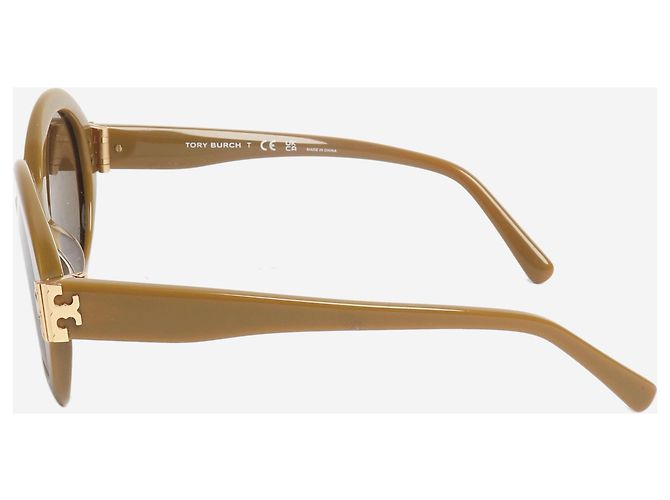 Tory Burch Gafas de sol ovaladas Eleanor verde oliva - vista 4