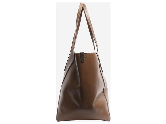 Brunello Cucinelli Borsa tote BC Duo marrone - vista 2