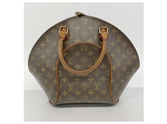 Borsa Louis Vuitton Monogram Ellipse MM Marrone - vista 11