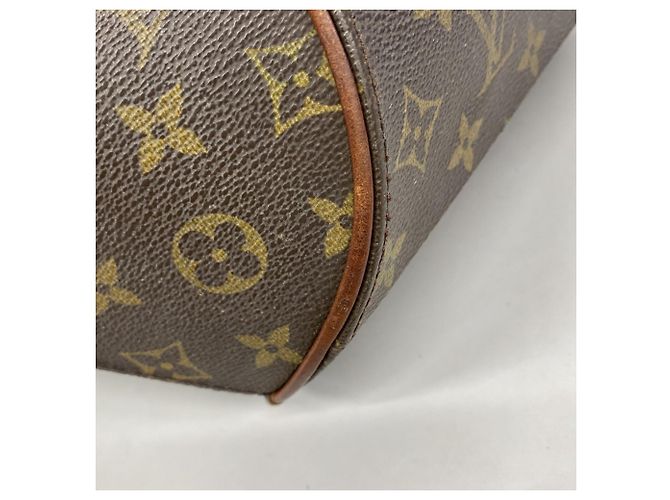 Borsa Louis Vuitton Monogram Ellipse MM Marrone - vista 7