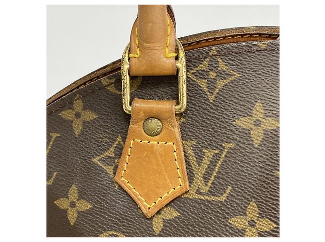 Borsa Louis Vuitton Monogram Ellipse MM Marrone - vista 9