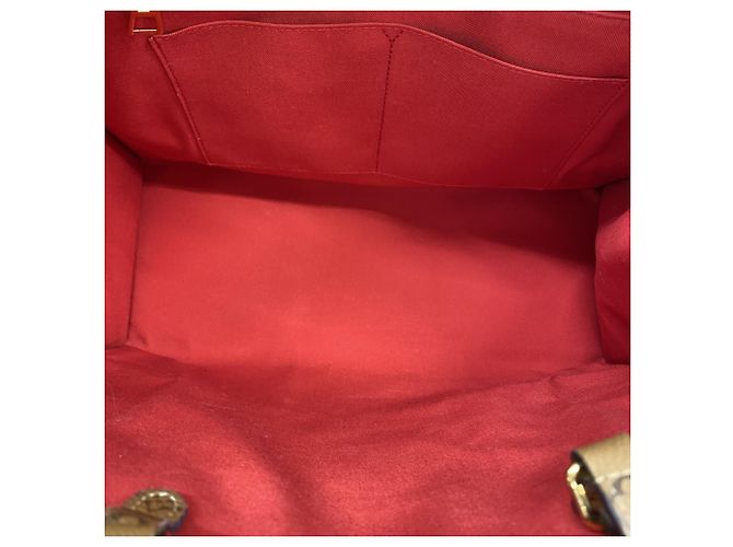 Borsa Tote Louis Vuitton Monogram Giant Reverse OnTheGo GM Marrone - vista 4