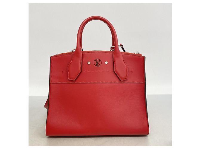 Louis Vuitton City Steamer PM Handbag Red - view 12