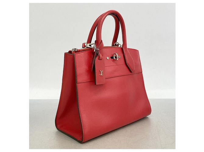 Louis Vuitton City Steamer PM Handbag Red - view 2