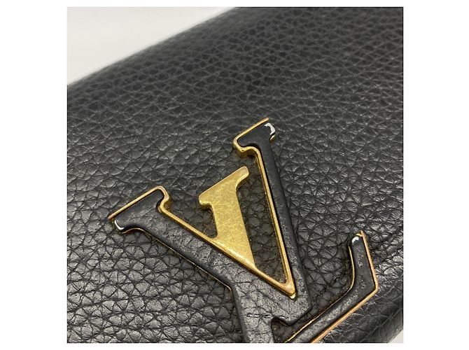 Portafoglio Long Capucines Louis Vuitton Nero - vista 7