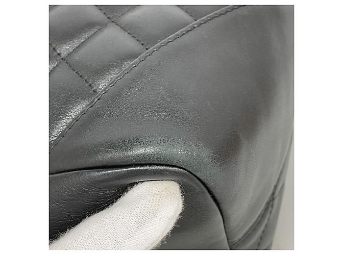 Chanel Cambon Shopper aus Lammleder Schwarz - Ansicht 6