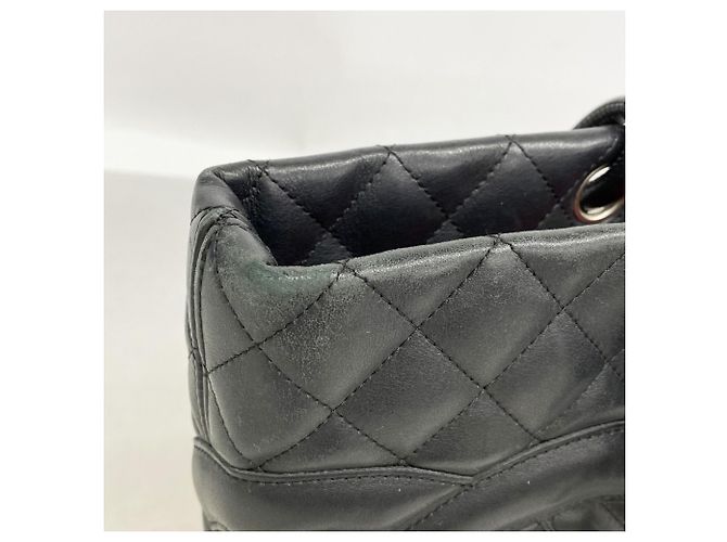 Chanel Cambon Shopper aus Lammleder Schwarz - Ansicht 7