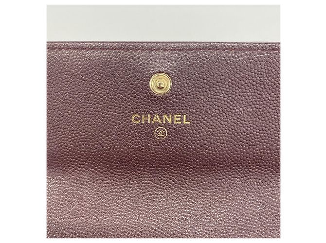 Chanel Boy Long Wallet in Bordeaux - Ansicht 4