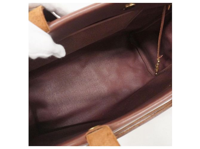 Hermès Hermes Herbag Cabas MM Tote Bag Marrone - vista 4