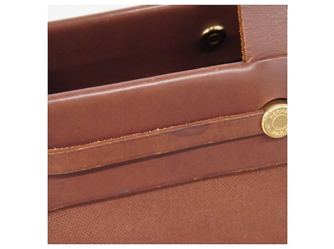 Hermès Hermes Herbag Cabas MM Tote Bag Marrone - vista 8