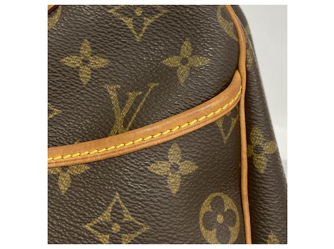 Borsa Louis Vuitton Monogram Deauville Marrone - vista 10