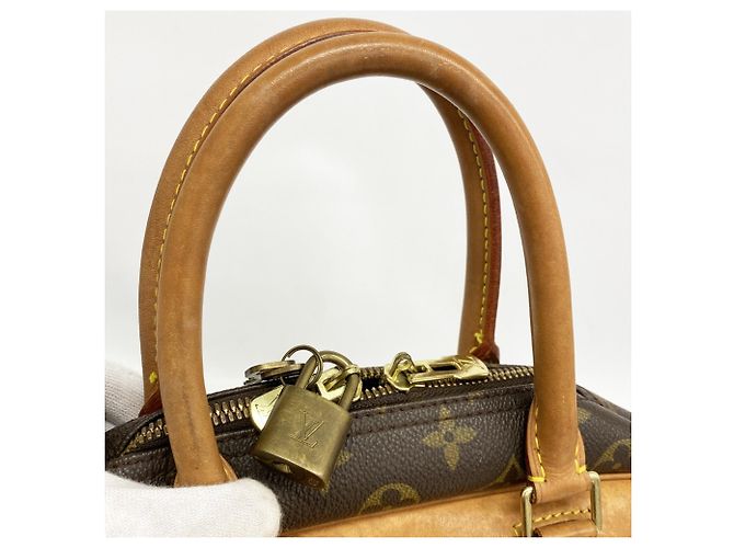 Borsa Louis Vuitton Monogram Deauville Marrone - vista 6