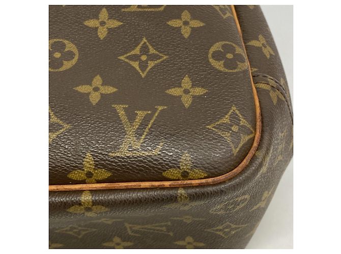 Borsa Louis Vuitton Monogram Deauville Marrone - vista 7