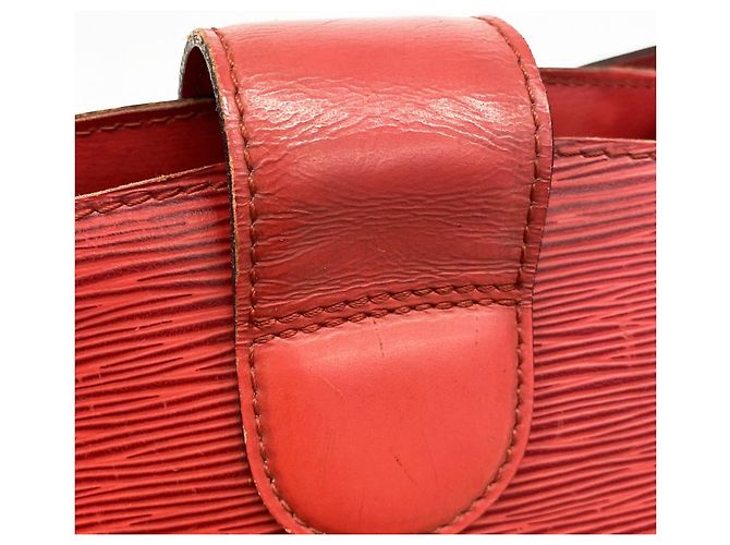 Louis Vuitton Epi Cluny Schultertasche Rot - Ansicht 13
