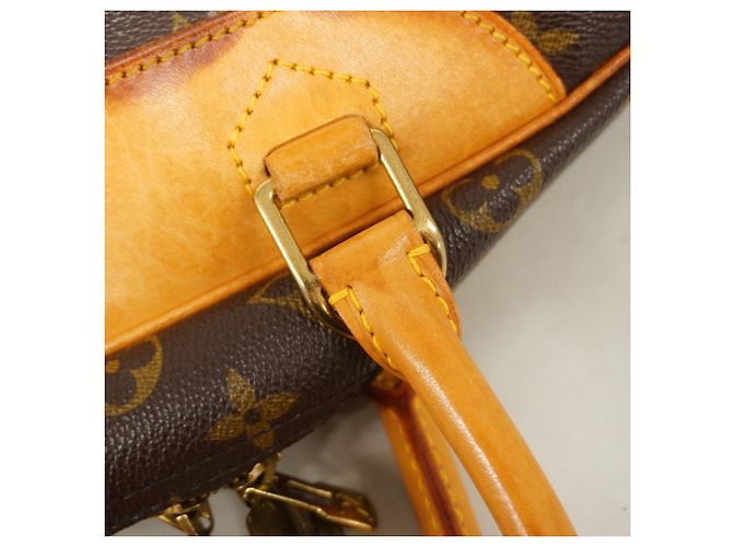 Borsa Louis Vuitton Monogram Deauville Marrone - vista 10