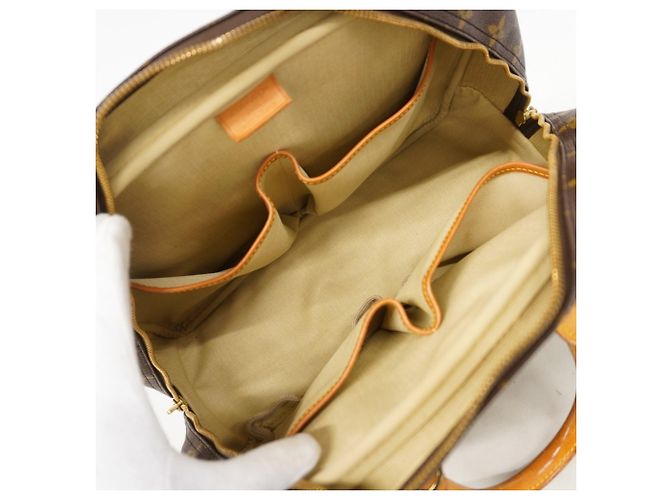 Borsa Louis Vuitton Monogram Deauville Marrone - vista 4