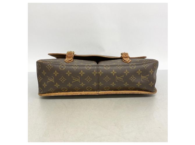 Borsa a tracolla Louis Vuitton Monogram Gibeciere GM Marrone - vista 3