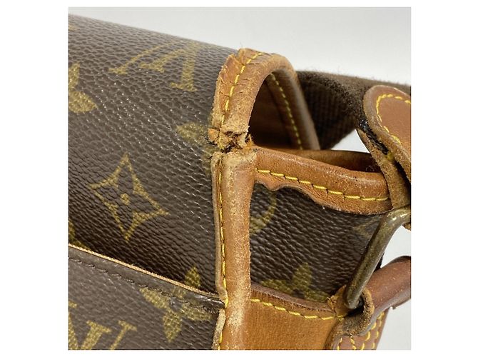 Borsa a tracolla Louis Vuitton Monogram Gibeciere GM Marrone - vista 6