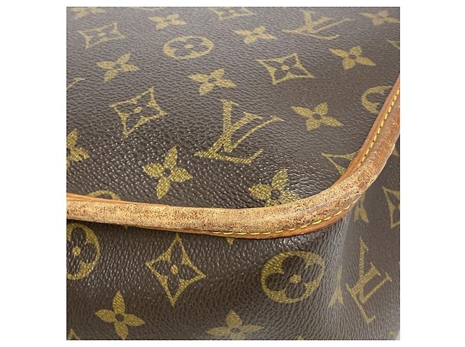 Borsa a tracolla Louis Vuitton Monogram Gibeciere GM Marrone - vista 9