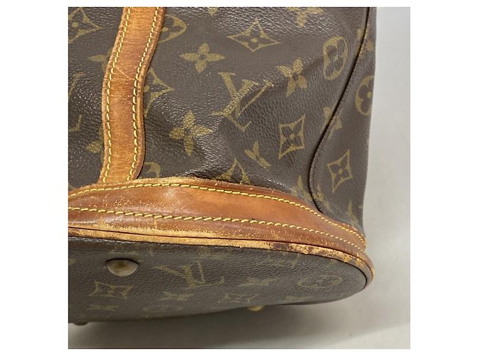 Borsa Tote Louis Vuitton Monogram Bucket GM M42236 Marrone - vista 6