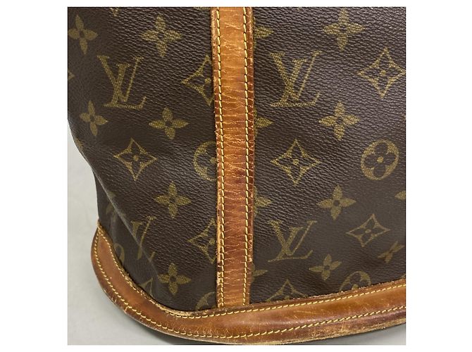 Borsa Tote Louis Vuitton Monogram Bucket GM M42236 Marrone - vista 9