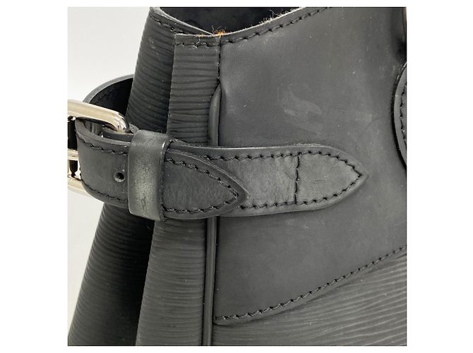 Borsa Louis Vuitton Epi Passy PM M59262 Noir Nero - vista 9