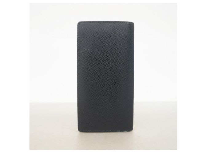 Louis Vuitton Taiga Portefeuille Brazza Long Wallet Blu navy - vista 7