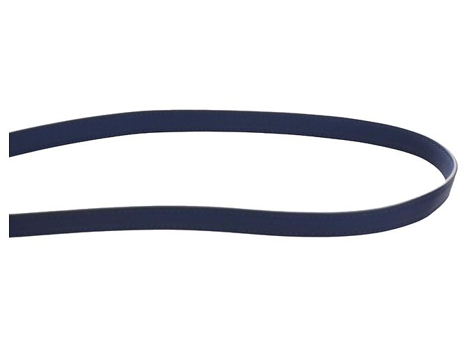 Hermès Black Tricolor Swift e Toile H Berline Kelly II Sellier 32 Blu navy - vista 14