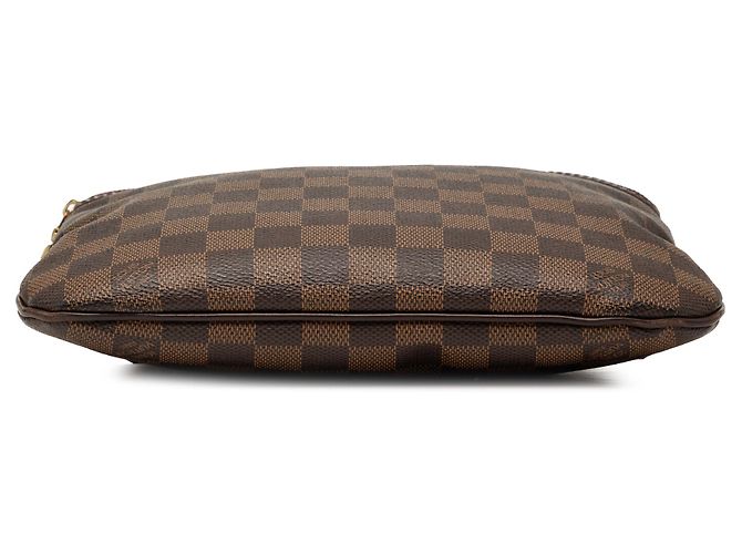 Pochette Louis Vuitton Marrone Damier Ebene Bosphore - vista 3