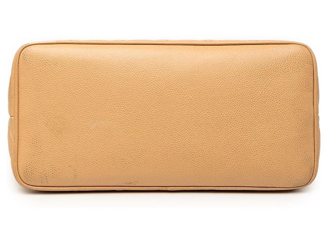Tote Chanel Beige Caviar Medallion - vista 3