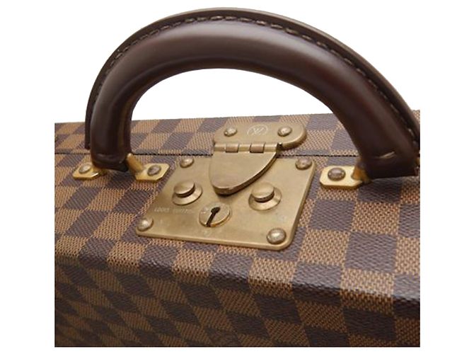 Louis Vuitton Marrone Damier Ebene President Classeur - vista 10