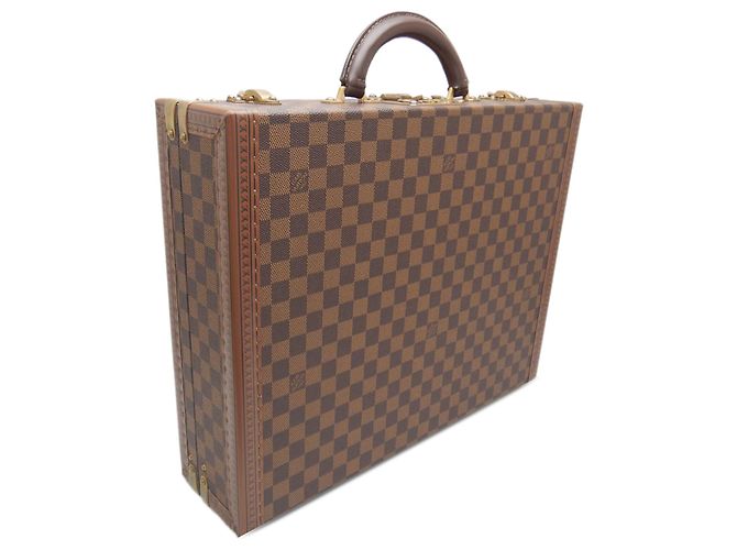 Louis Vuitton Marrone Damier Ebene President Classeur - vista 2