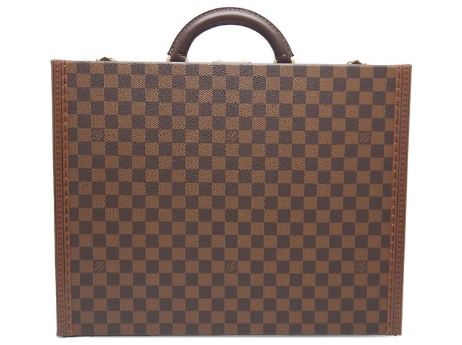 Louis Vuitton Marrone Damier Ebene President Classeur - vista 3