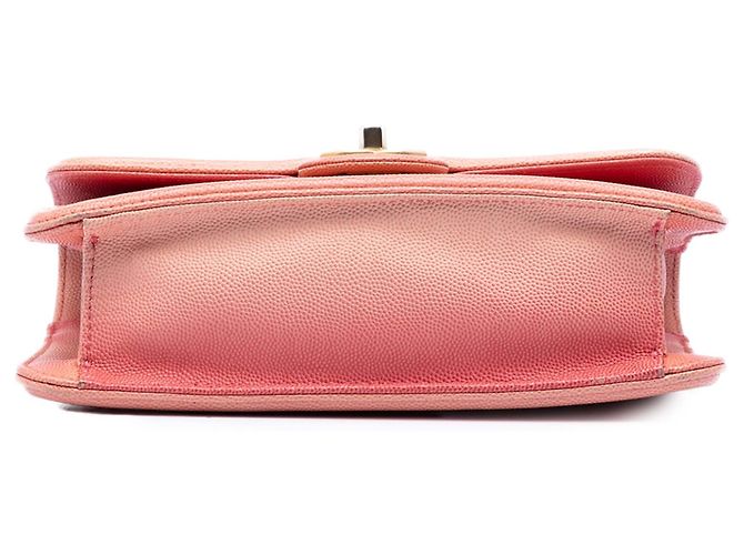 Chanel Pink Small Quilted Caviar Sunset On The Sea Flap Rosa - vista 3