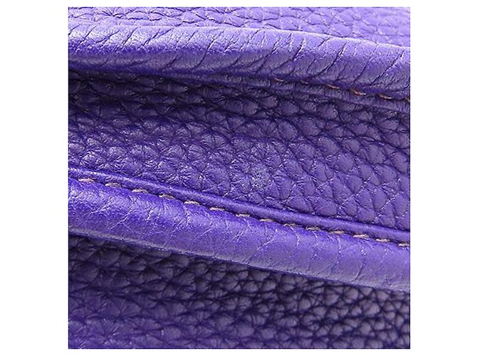 Hermès Purple Clemence Evelyne III PM Porpora - vista 18