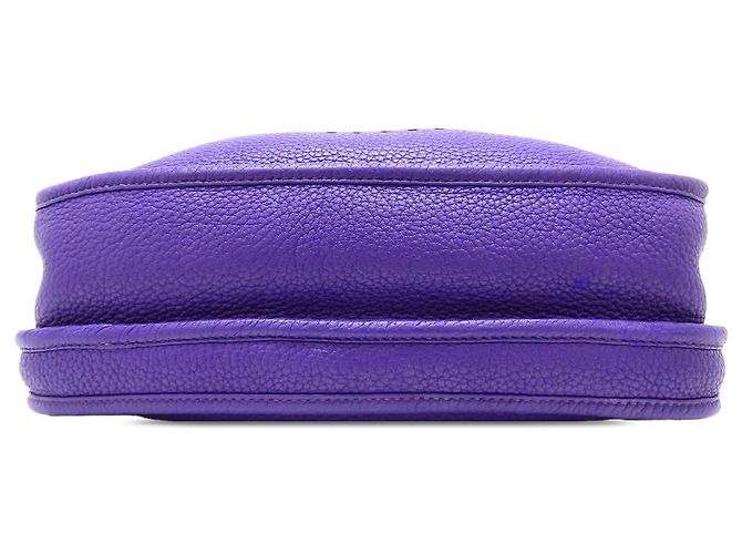 Hermès Purple Clemence Evelyne III PM Porpora - vista 2